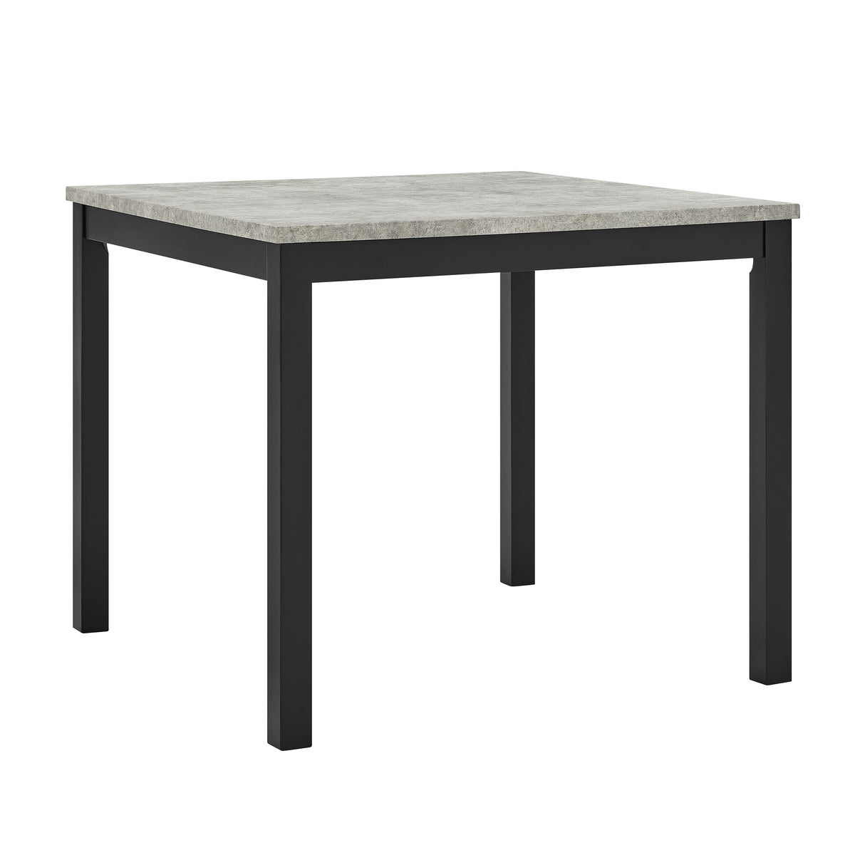 Lennon Black/Concrete 5-Piece Counter Height Set by Crown Mark at Eve Furniture