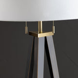 Lennon Bronze/Gold Floor Lamp by Crestview at Eve Furniture