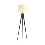 Lennon Bronze/Gold Floor Lamp by Crestview at Eve Furniture