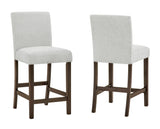 Lennon Gray 5-Piece Counter Height Dining Set by Crown Mark at Eve Furniture