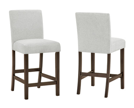 Lennon Gray 5-Piece Counter Height Dining Set by Crown Mark at Eve Furniture