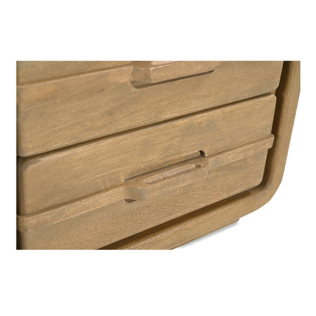 Lennon Vintage Brown Nightstand by MOES at Eve Furniture