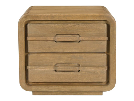 Lennon Vintage Brown Nightstand by MOES at Eve Furniture