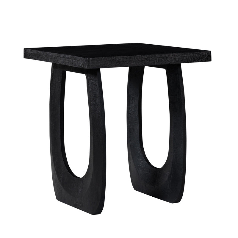 Lennox Black End Table by Crestview at Eve Furniture