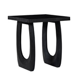 Lennox Black End Table by Crestview at Eve Furniture