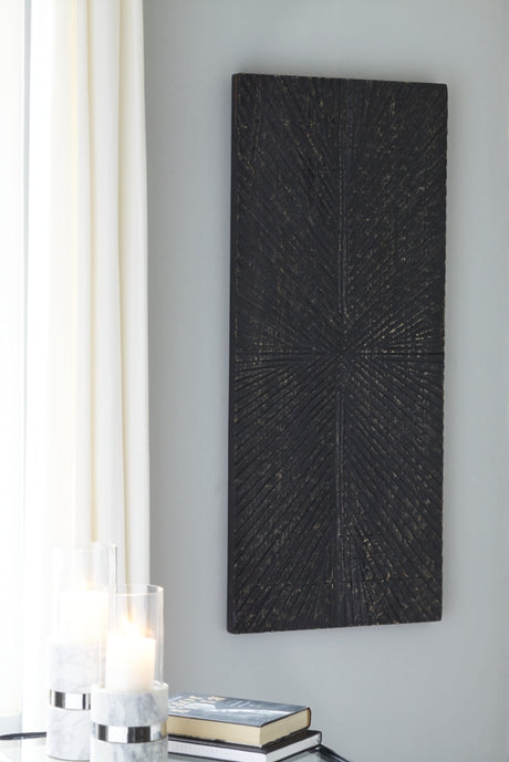 Lenora Antique Black Wall Decor by Ashley at Eve Furniture