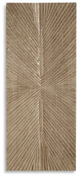 Lenora Distressed Brown Wall Decor by Ashley at Eve Furniture