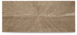 Lenora Distressed Brown Wall Decor by Ashley at Eve Furniture