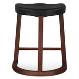 Lenox 17" Counter Stool in Walnut by Home Trends & Design at Eve Furniture