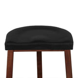 Lenox 17" Counter Stool in Walnut by Home Trends & Design at Eve Furniture