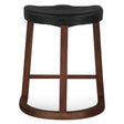 Lenox 17" Counter Stool in Walnut by Home Trends & Design at Eve Furniture