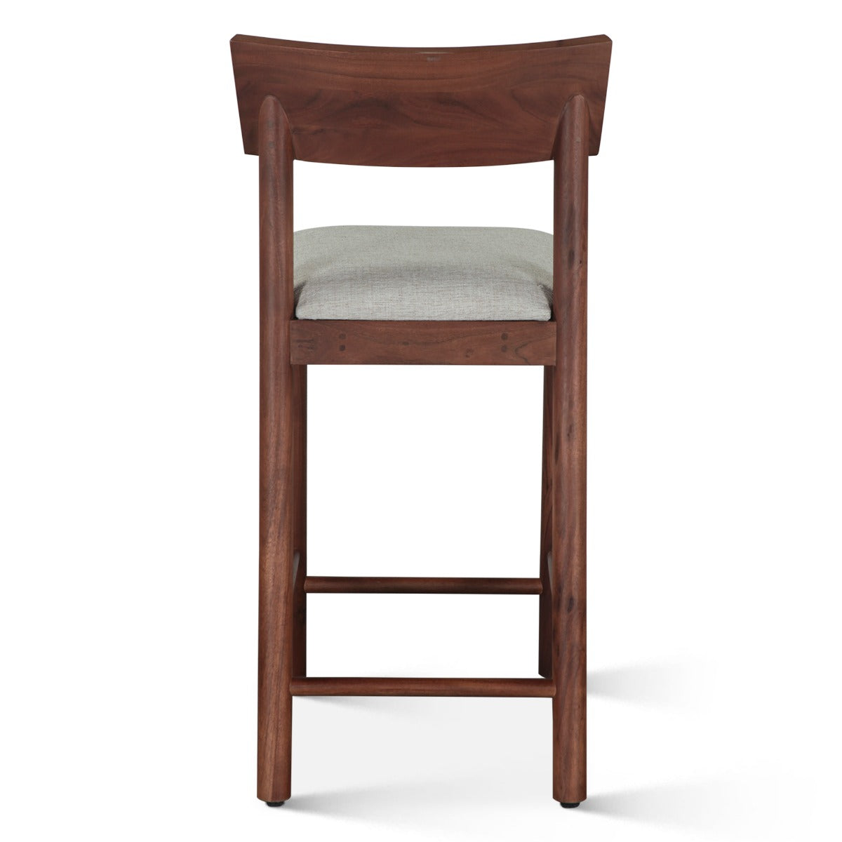 Lenox 18" Upholstered Counter Chair in Walnut by Home Trends & Design at Eve Furniture