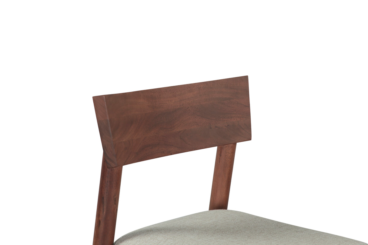 Lenox 18" Upholstered Counter Chair in Walnut by Home Trends & Design at Eve Furniture