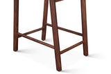 Lenox 18" Upholstered Counter Chair in Walnut by Home Trends & Design at Eve Furniture