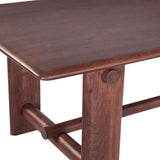 Lenox Loch 102" Dining Table in Walnut by Home Trends & Design at Eve Furniture