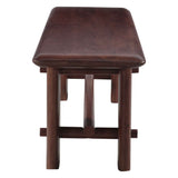 Lenox Loch 64" Bench in Walnut