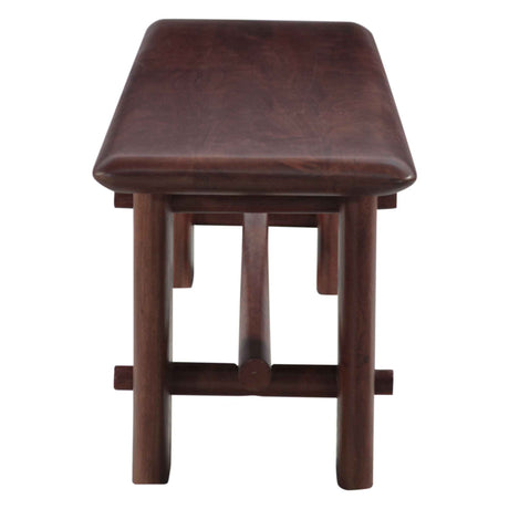 Lenox Loch 64" Bench in Walnut by Home Trends & Design at Eve Furniture