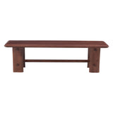 Lenox Loch 64" Bench in Walnut by Home Trends & Design at Eve Furniture