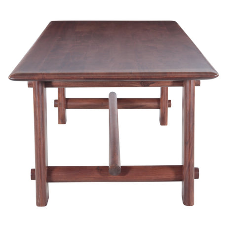 Lenox Loch 64" Bench in Walnut by Home Trends & Design at Eve Furniture