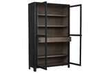 Lenston Black/Gray Accent Cabinet by Ashley at Eve Furniture