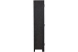 Lenston Black/Gray Accent Cabinet by Ashley at Eve Furniture