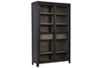 Lenston Black/Gray Accent Cabinet by Ashley at Eve Furniture