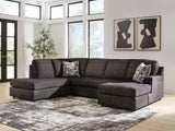 Lentiz Onyx 2-Piece Sectional with Chaise by Ashley at Eve Furniture
