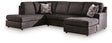 Lentiz Onyx 2-Piece Sectional with Chaise by Ashley at Eve Furniture