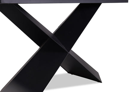 Lenvik Black/White Dining Table by Furniture of America at Eve Furniture