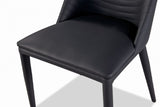 Lenvik Black/White Side Chair Set of 2 by Furniture of America at Eve Furniture