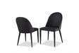 Lenvik Black/White Side Chair Set of 2 by Furniture of America at Eve Furniture