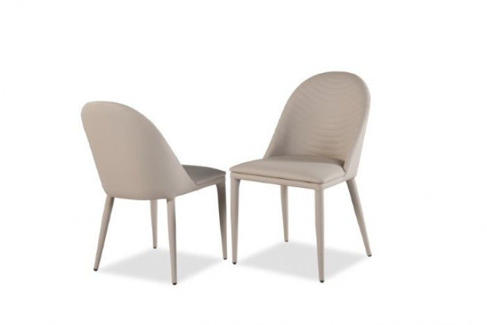 Lenvik Brown Side Chair Set of 2 by Furniture of America at Eve Furniture