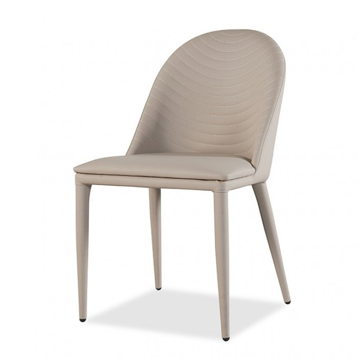 Lenvik Brown Side Chair Set of 2 by Furniture of America at Eve Furniture