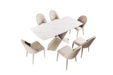 Lenvik Brown/White Dining Table by Furniture of America at Eve Furniture