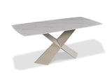 Lenvik Brown/White Dining Table by Furniture of America at Eve Furniture