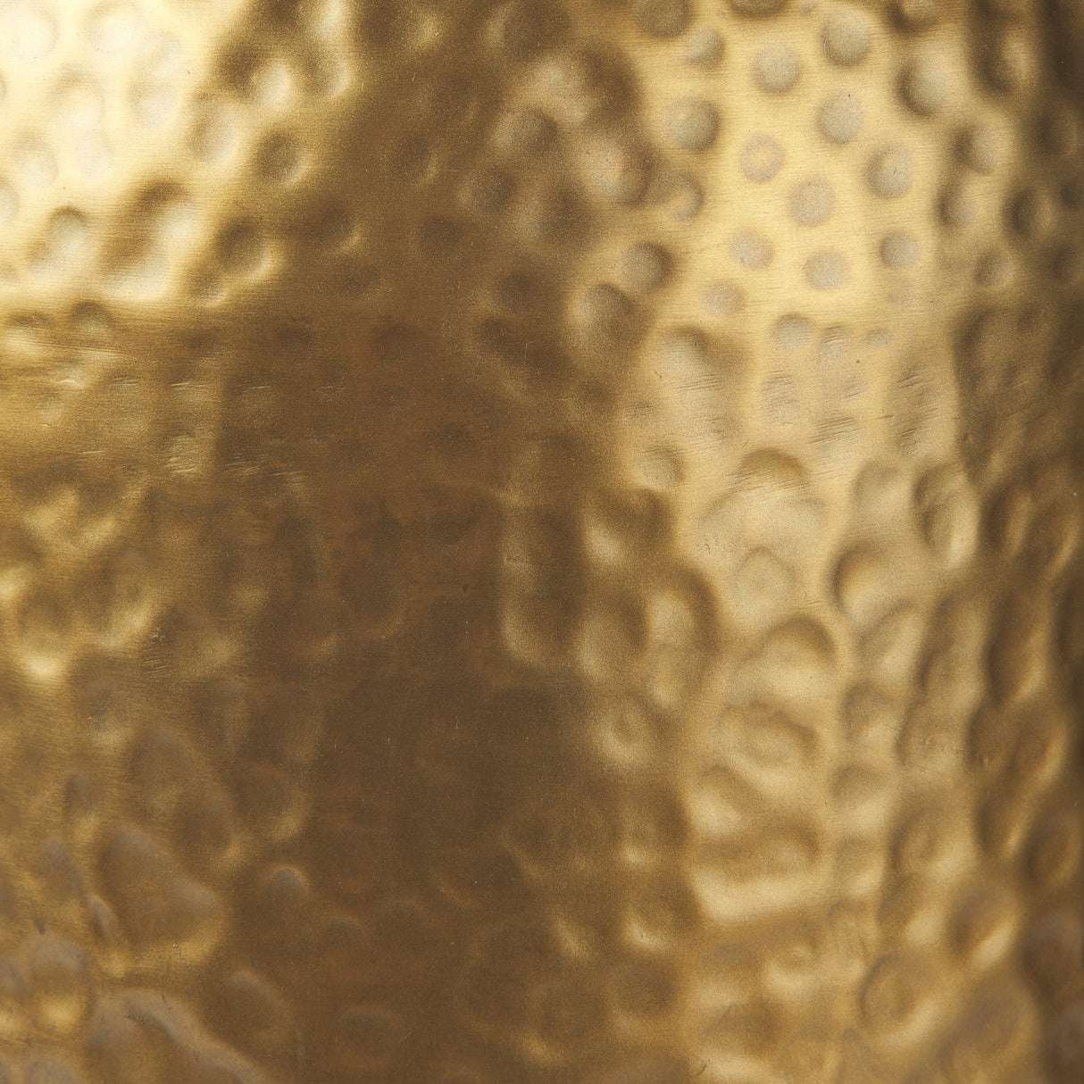 Leo 18.0L x 18.0W x 31.0H Gold Hammered W/White Fabric Shade Table Lamp by Mercana at Eve Furniture
