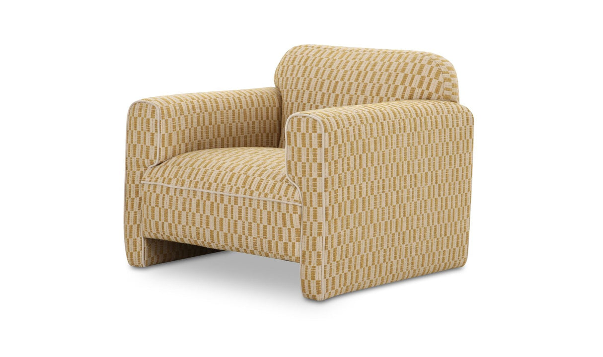 Leo Accent Chair Chartreuse by Moe's Home at Eve Furniture