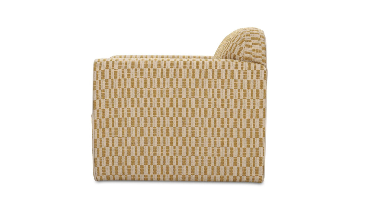 Leo Accent Chair Chartreuse by Moe's Home at Eve Furniture