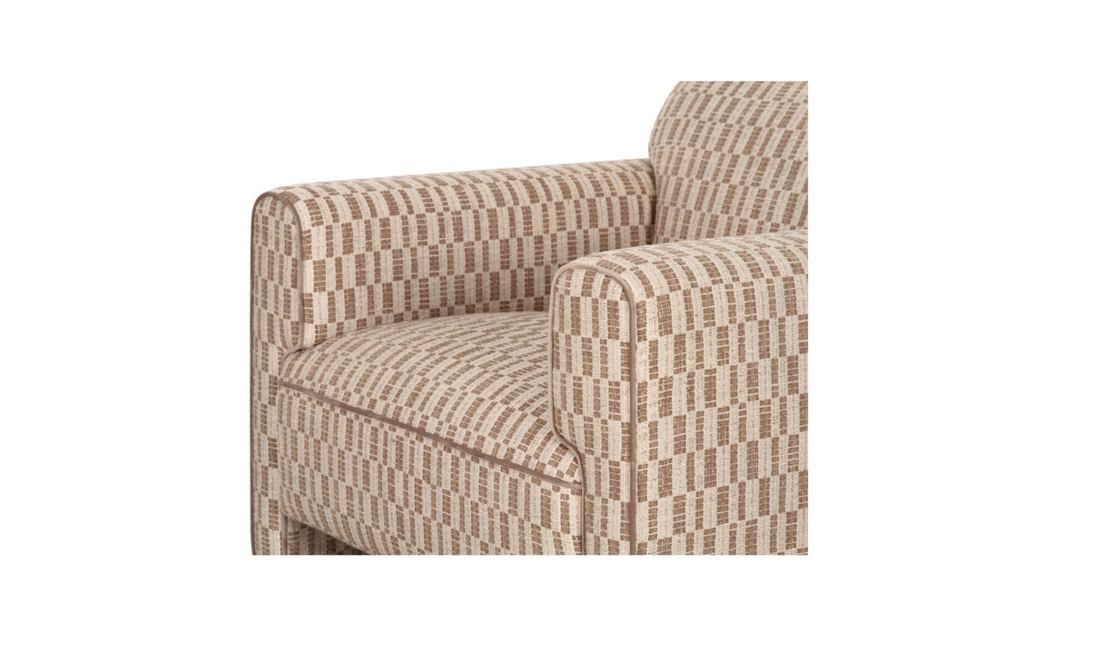 Leo Accent Chair Taupe by Moe's Home at Eve Furniture