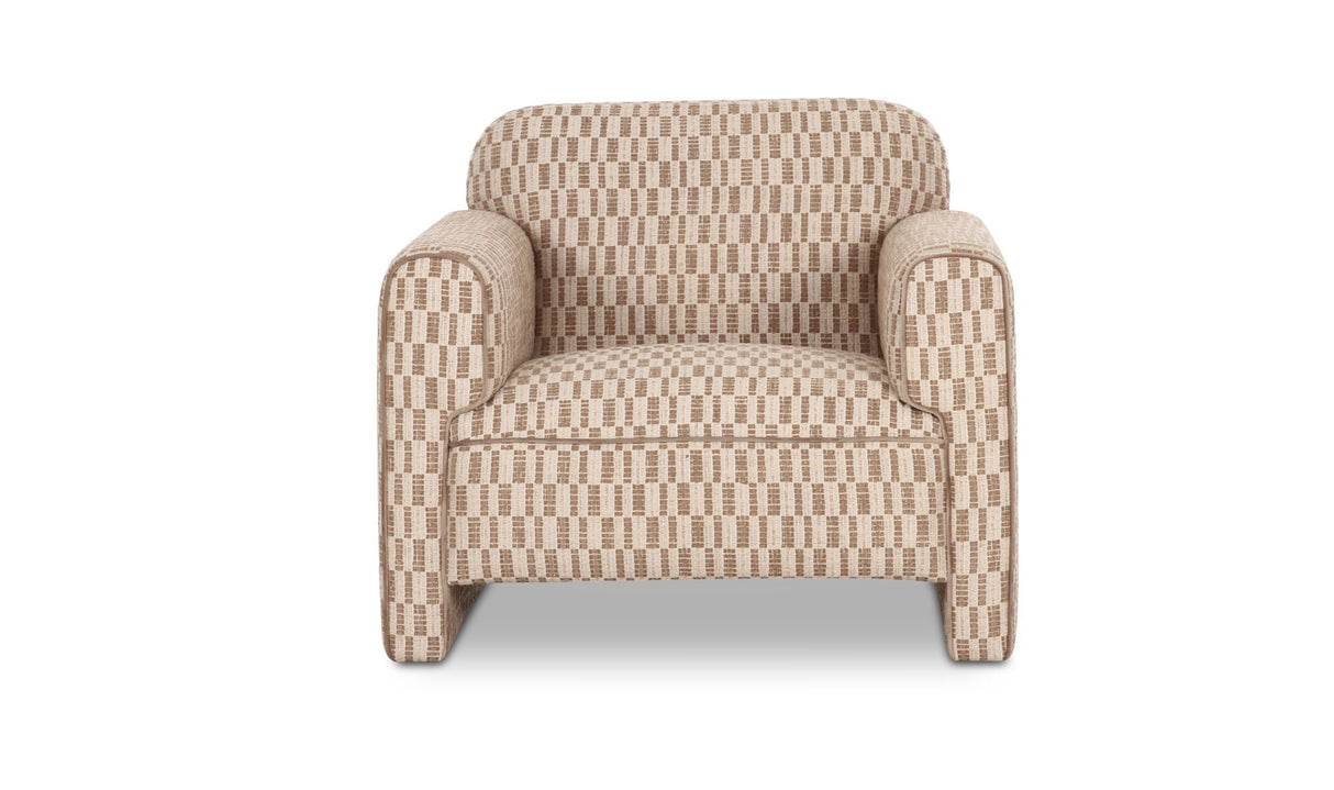 Leo Accent Chair Taupe by Moe's Home at Eve Furniture