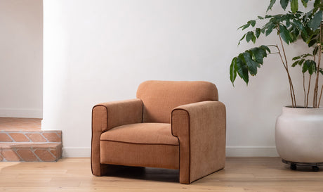 Leo Chair Light Brown by Moe's Home at Eve Furniture