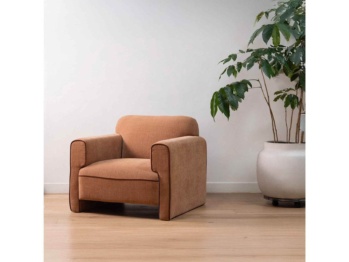 Leo Light Brown Chair by Moe's Home at Eve Furniture