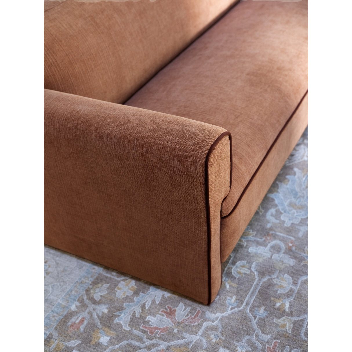 Leo Light Brown Sofa by Moe's Home at Eve Furniture