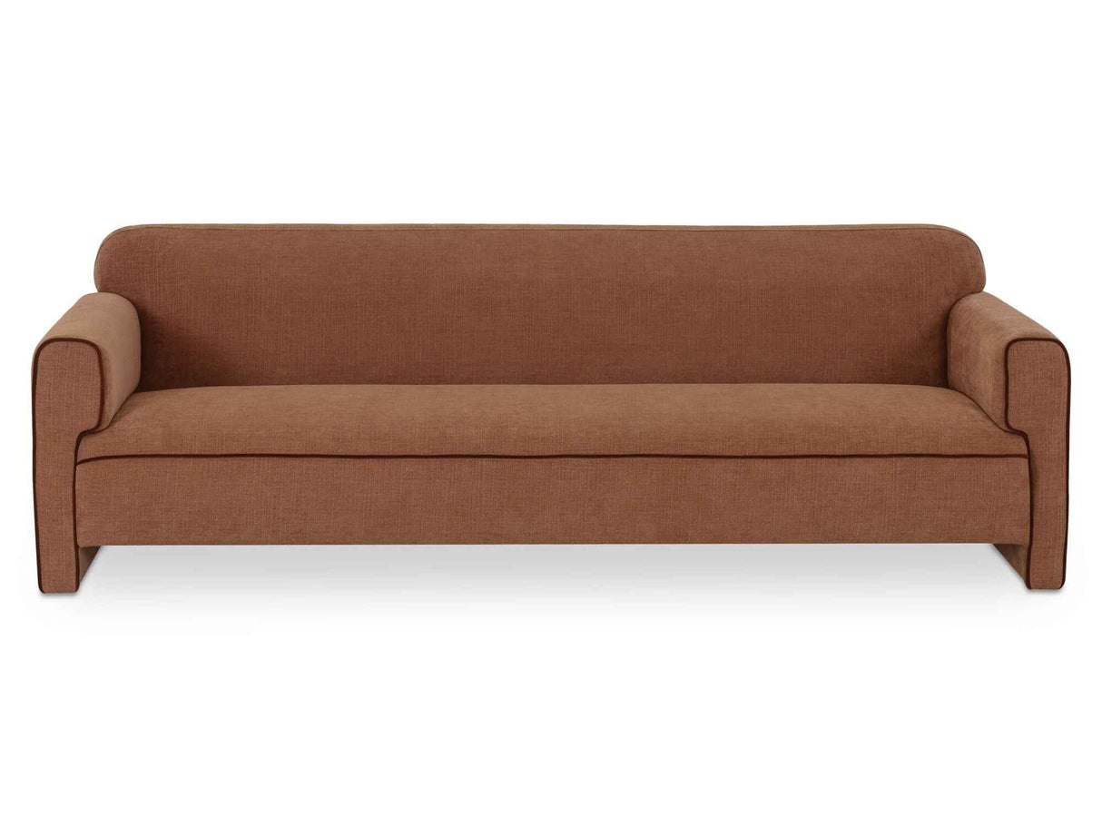 Leo Light Brown Sofa by Moe's Home at Eve Furniture