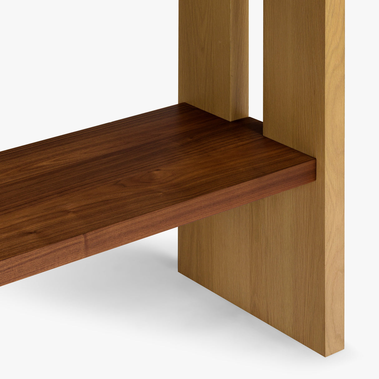 Leo Oak & Walnut Bookcase by Co.House Designs at Eve Furniture