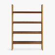 Leo Oak & Walnut Bookcase by Co.House Designs at Eve Furniture