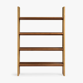Leo Oak & Walnut Bookcase by Co.House Designs at Eve Furniture