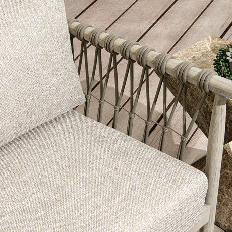 Leo Taupe Outdoor Accent Chair by Classic Home at Eve Furniture