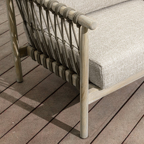 Leo Taupe Outdoor Accent Chair by Classic Home at Eve Furniture