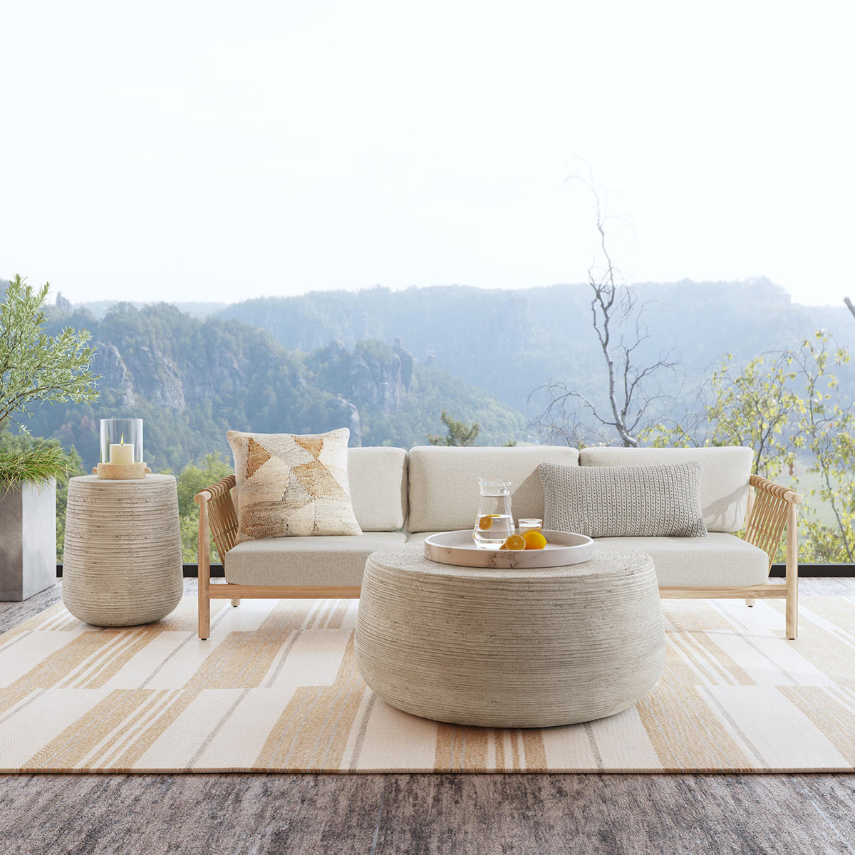 Leo Outdoor Sofa by Classic Home at Eve Furniture